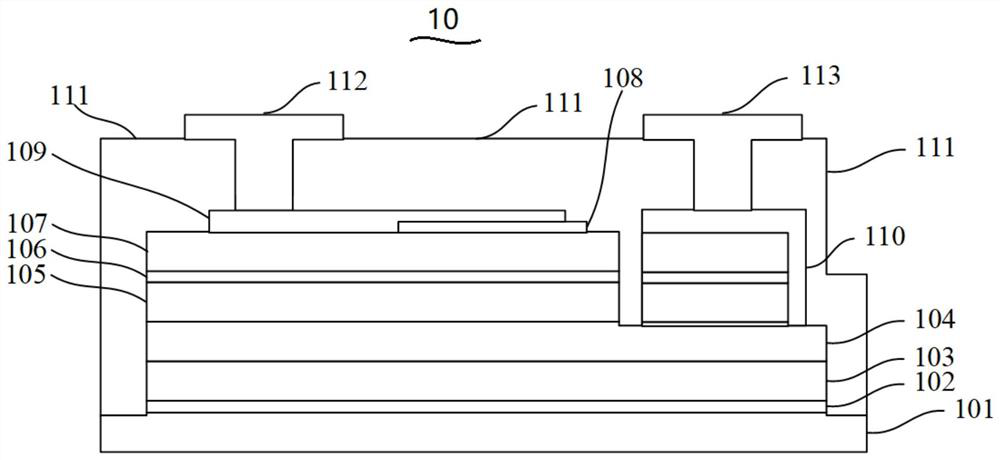 LED chip, display module and display screen