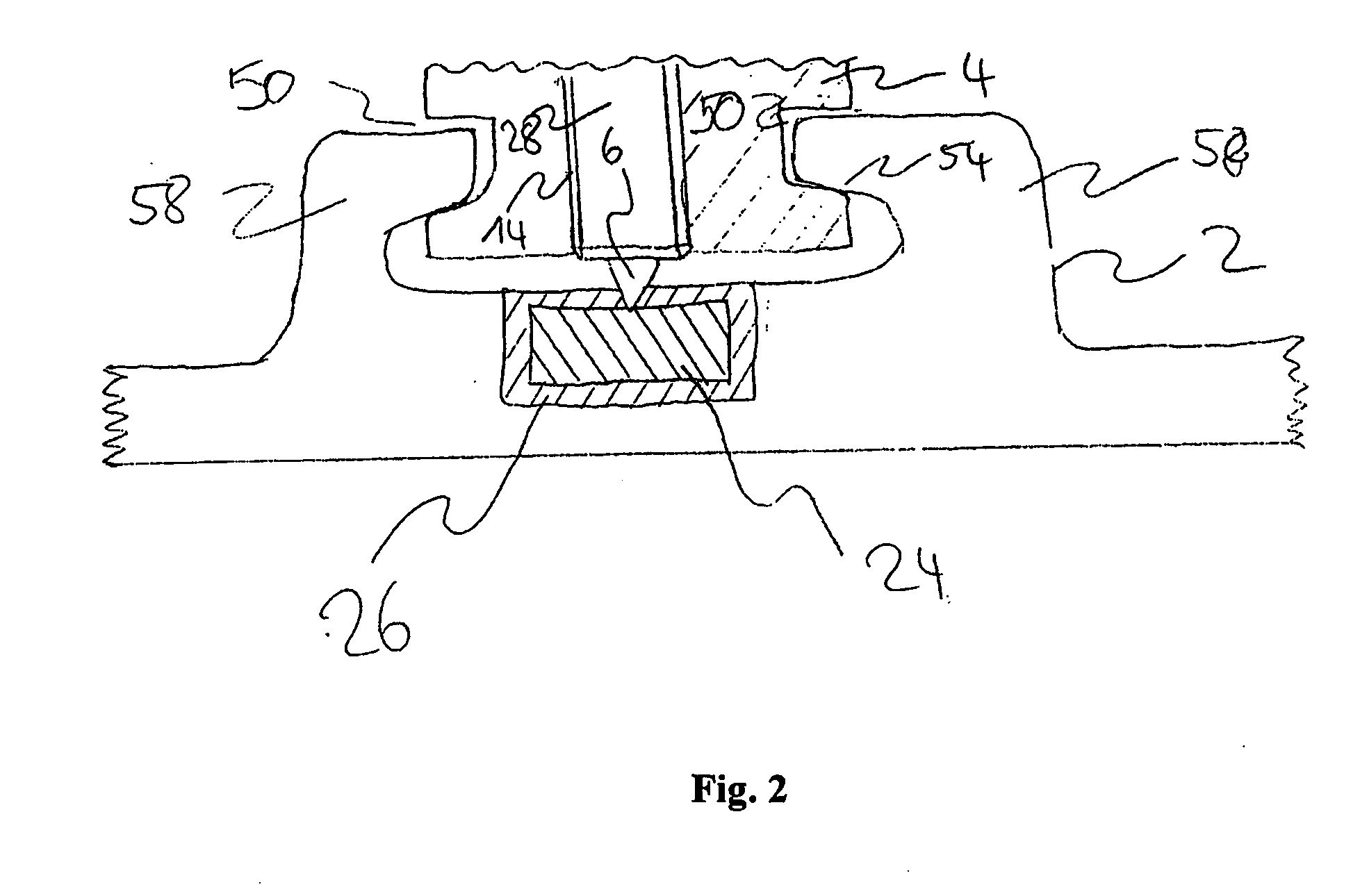 Power distribution system for supplying a rail-mounted monument in an aircraft with electric power