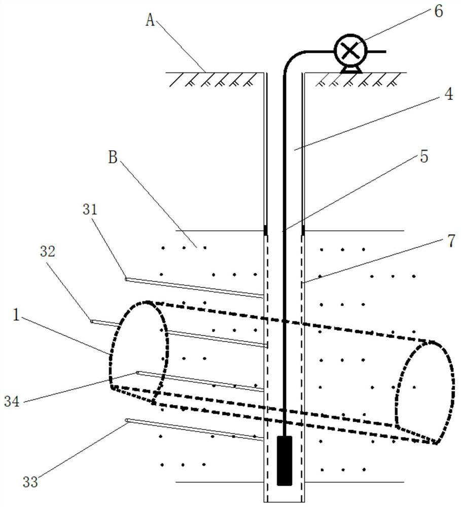 Advanced drainage and precipitation system and method for sandstone aquifer and construction method