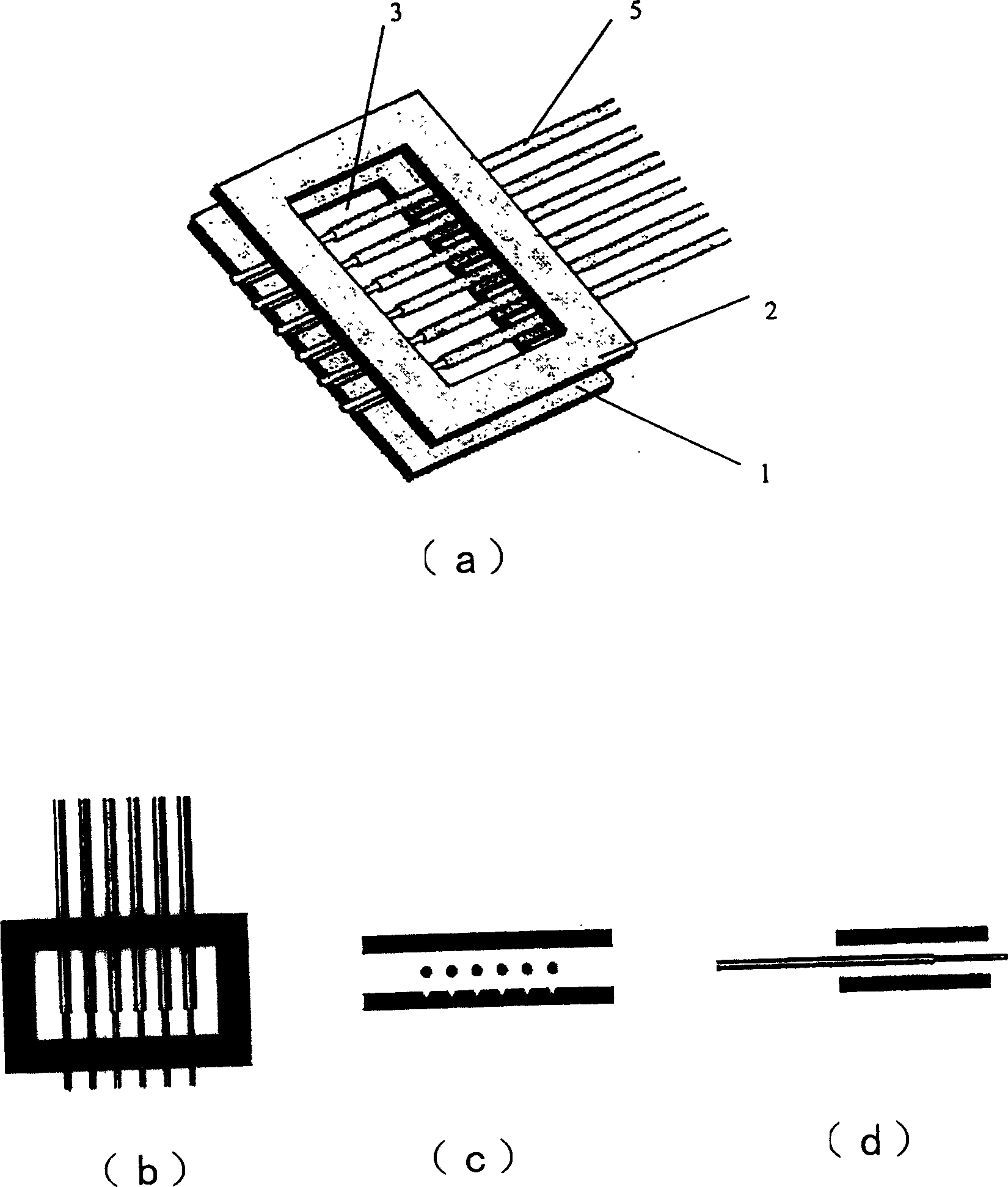 Method for making optical fiber beam bunching array