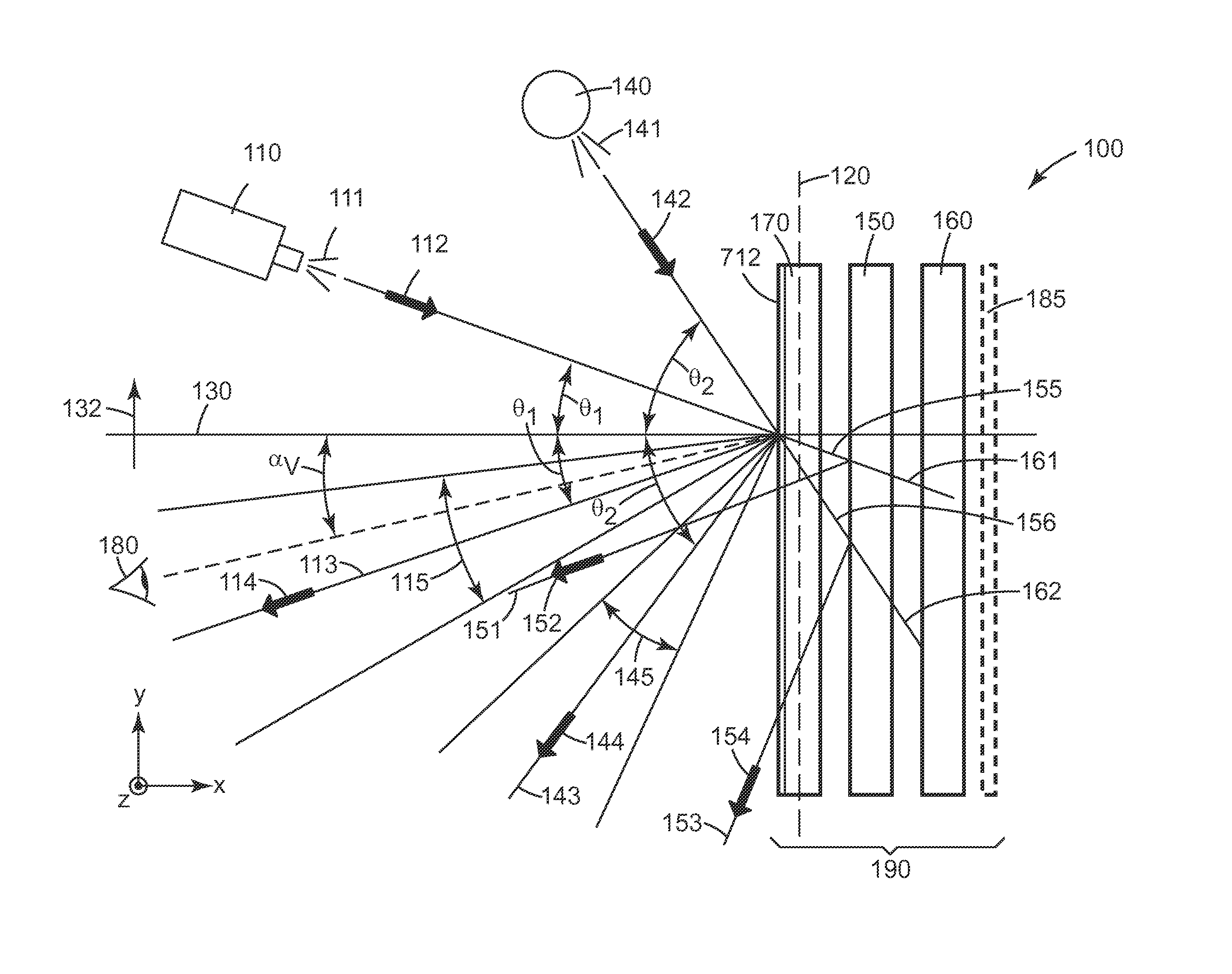 Dry erasable projection article and system