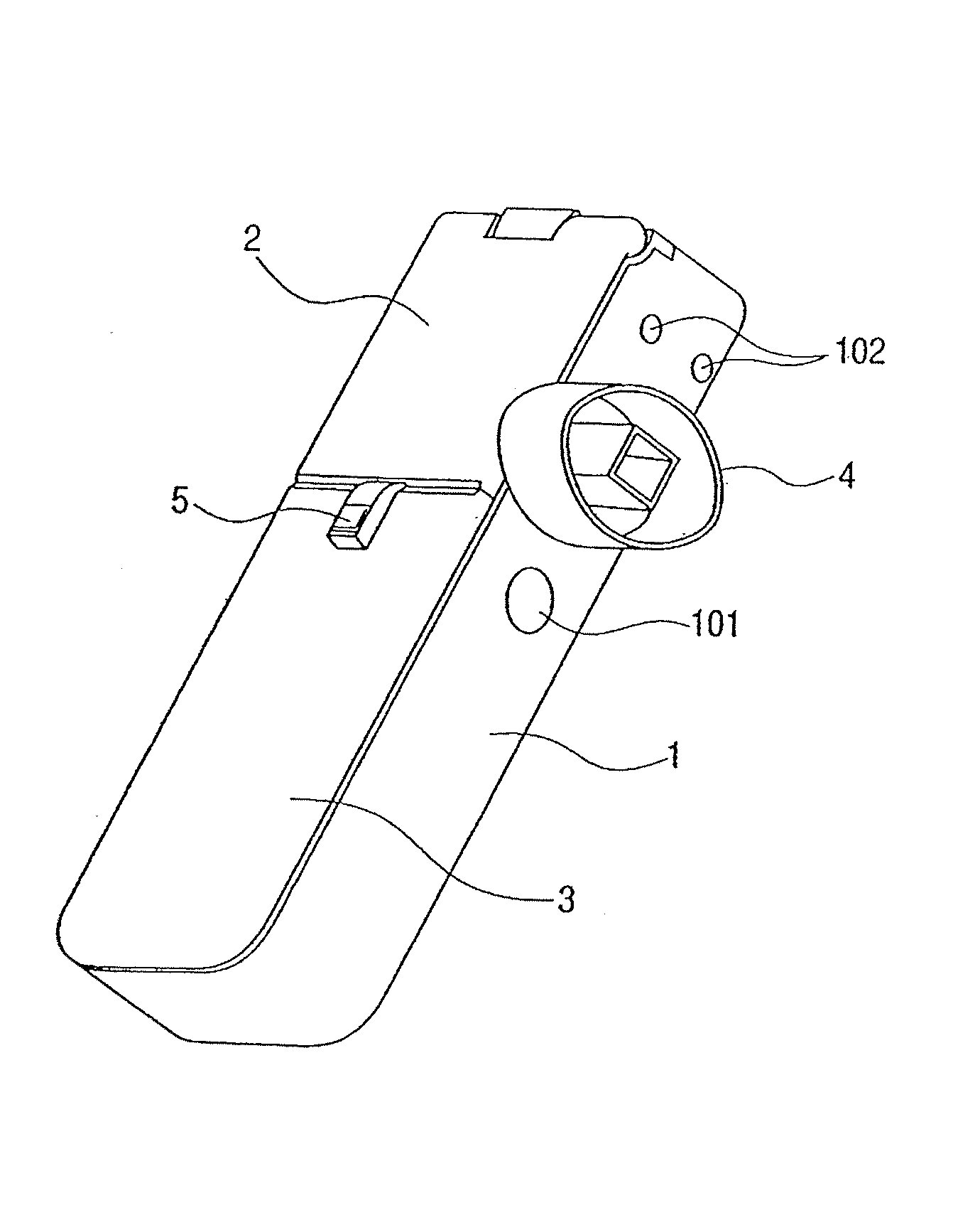 Liquid medication cartridge and inhaler using the cartridge