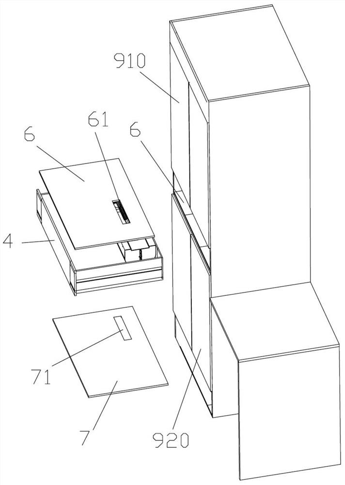 Detachable internal circulation assembly and clothes care cabinet