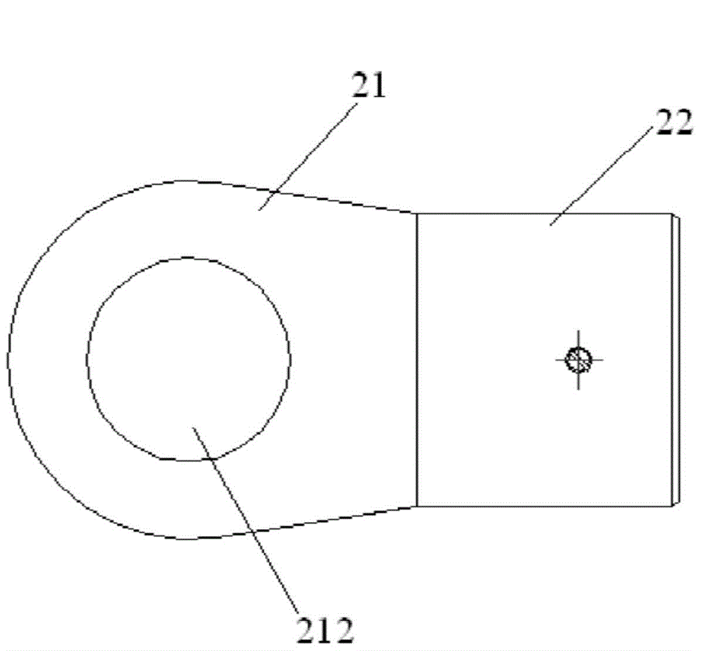 Oil cylinder connection device