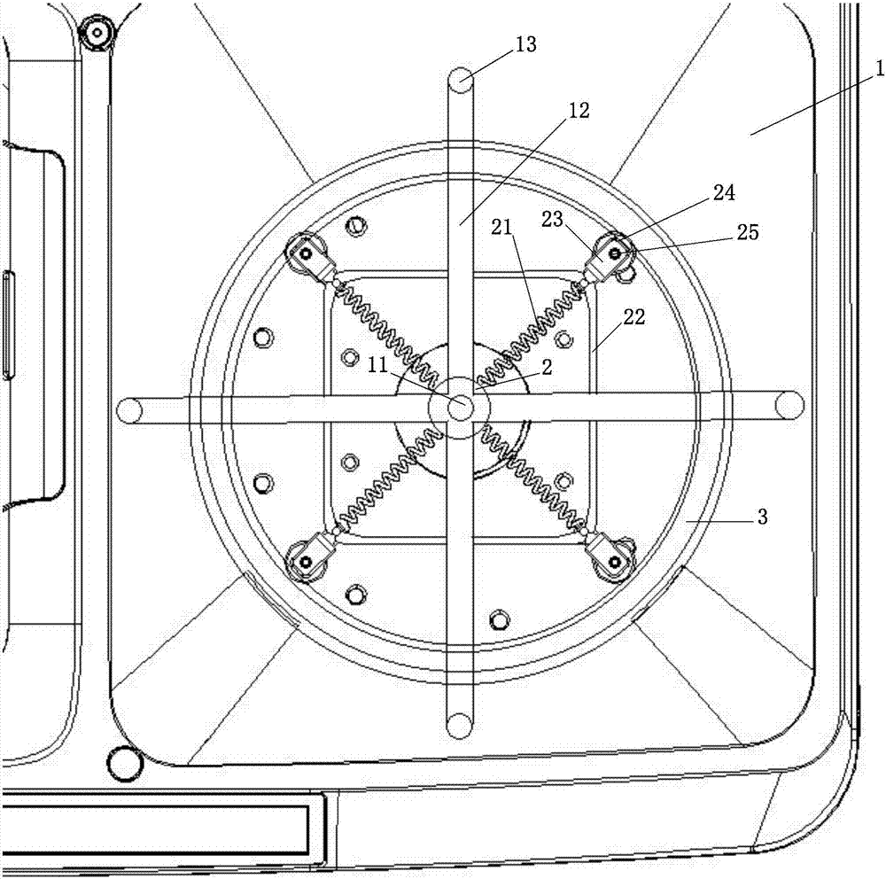 Anti-unbalance-loading device for drum and washing machine
