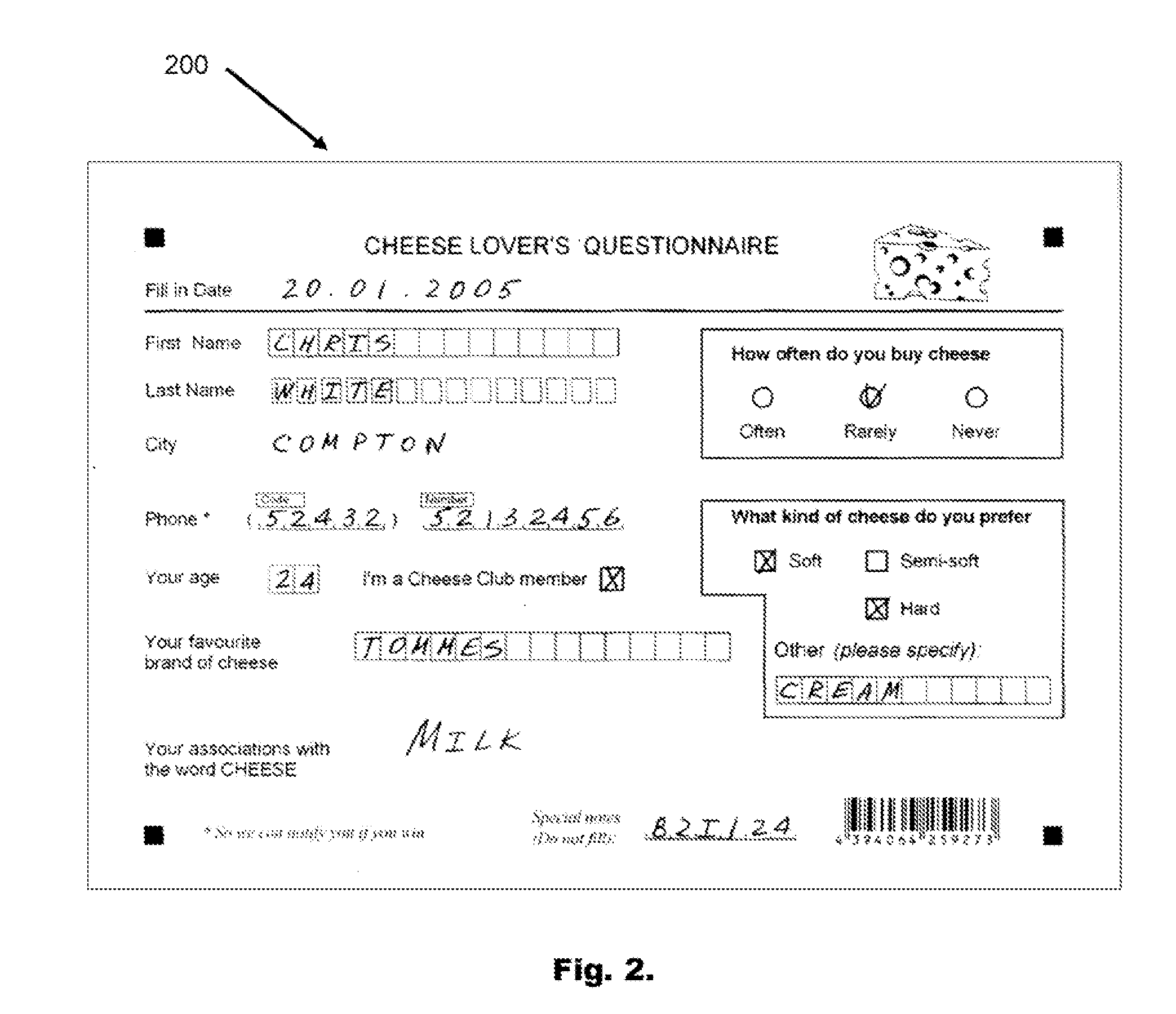 Method and System for Creating a Form Template for a Form