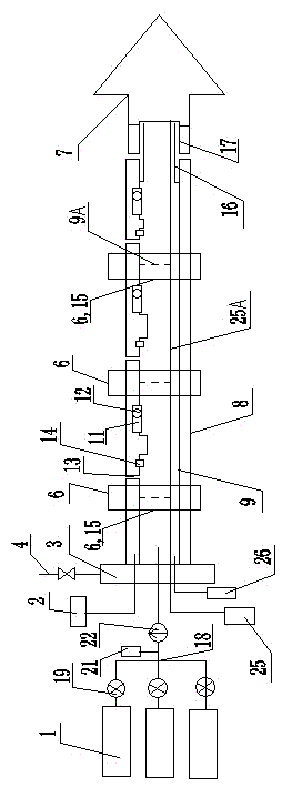 Gas drainage system and method for hyposmosis soft coal seams