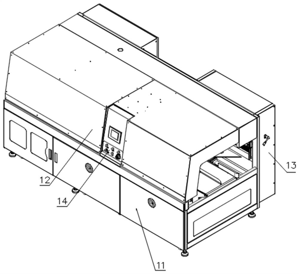 Rear cutter sealing machine