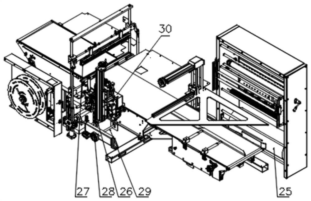 Rear cutter sealing machine