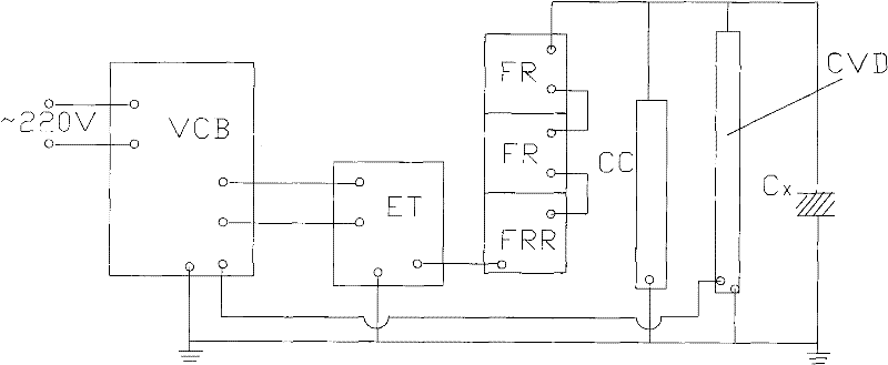 Industrial frequency inductance-regulation resonance pressure-resistant method