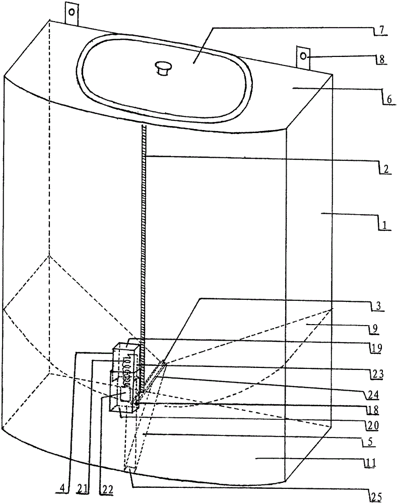 A wall-mounted automatic quantitative rice output cabinet