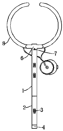 Tree trunk lime brushing device for urban garden greening management