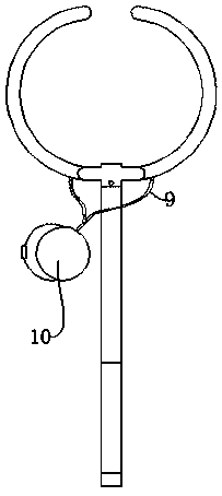 Tree trunk lime brushing device for urban garden greening management