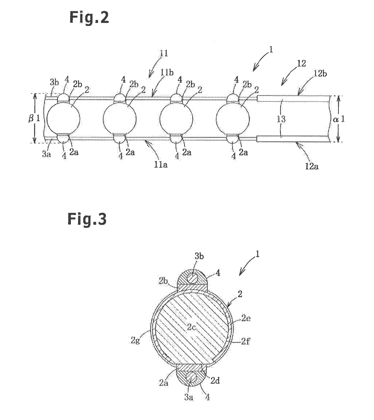 Functional yarn equipped with semiconductor functional elements