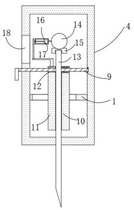 Epidural puncture needle insertion device and method for department of anesthesiology