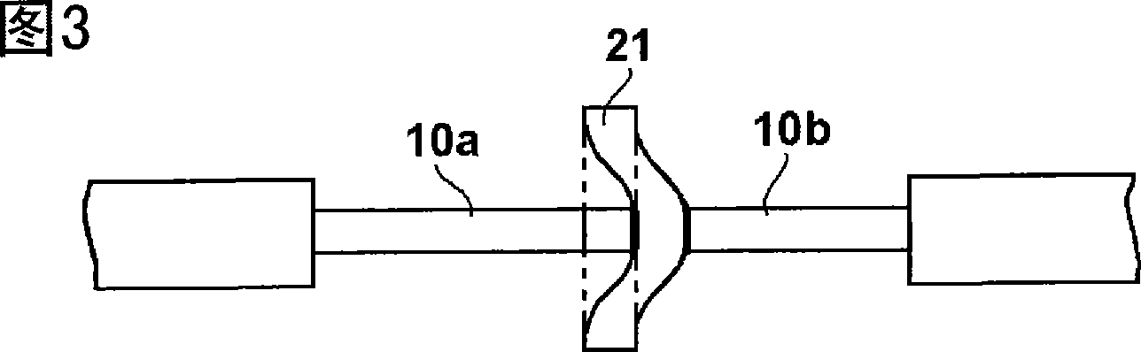 Optical connection structure and optical connection method