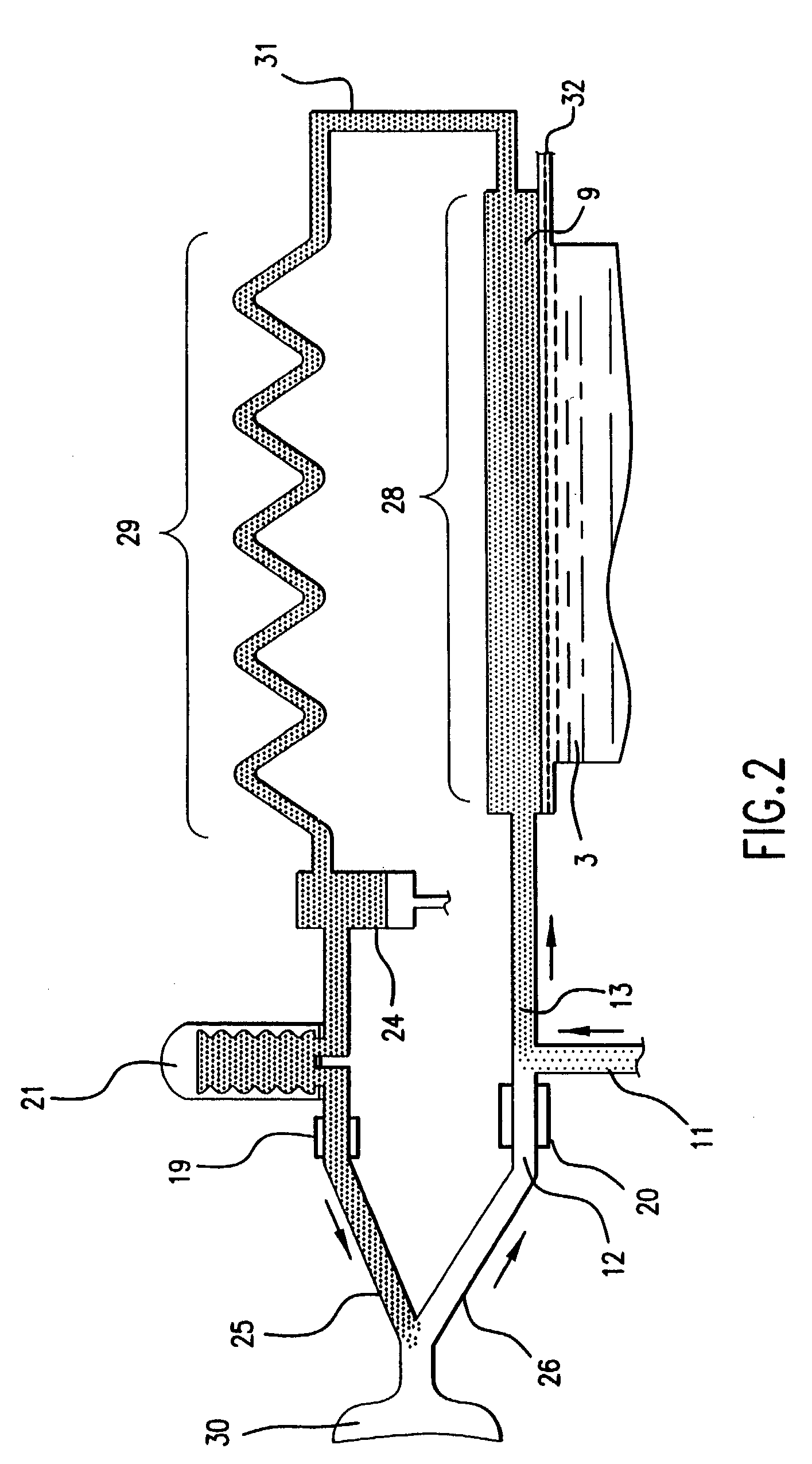 Method for altering the body temperature of a patient using a nebulized mist