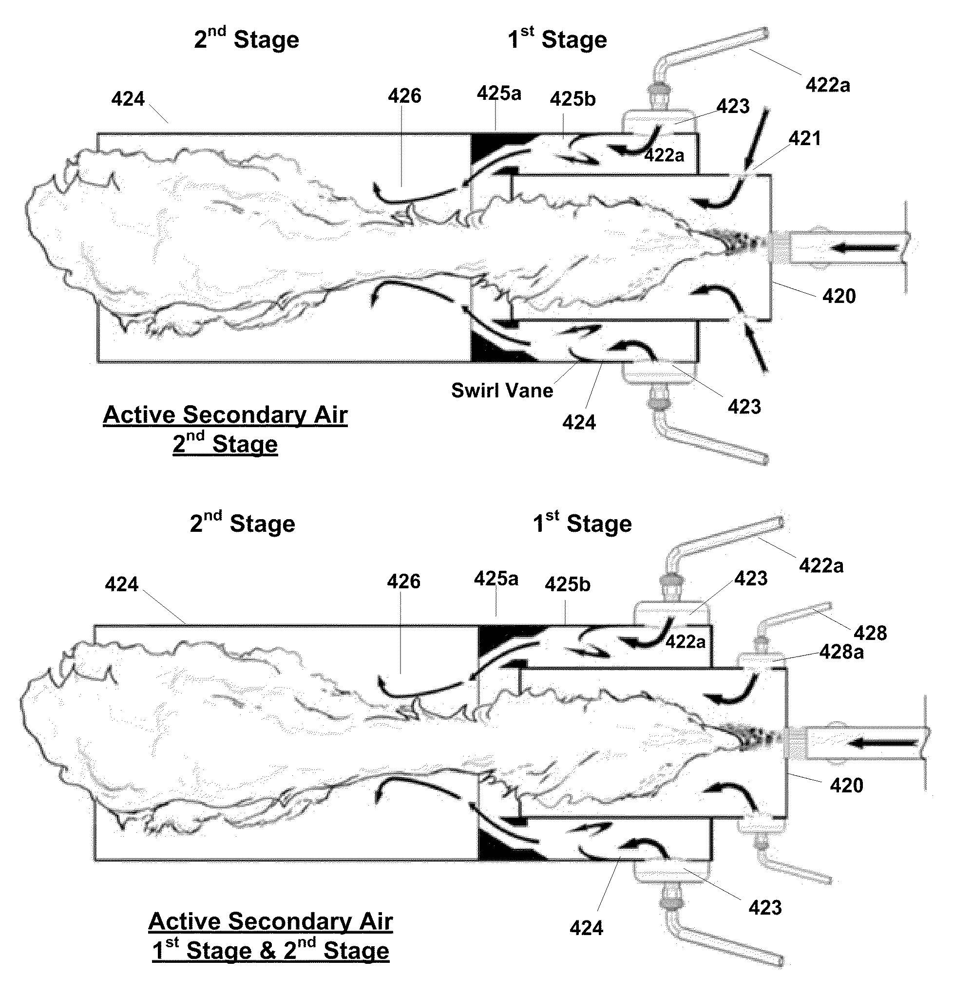 Powdered fuel conversion systems and methods