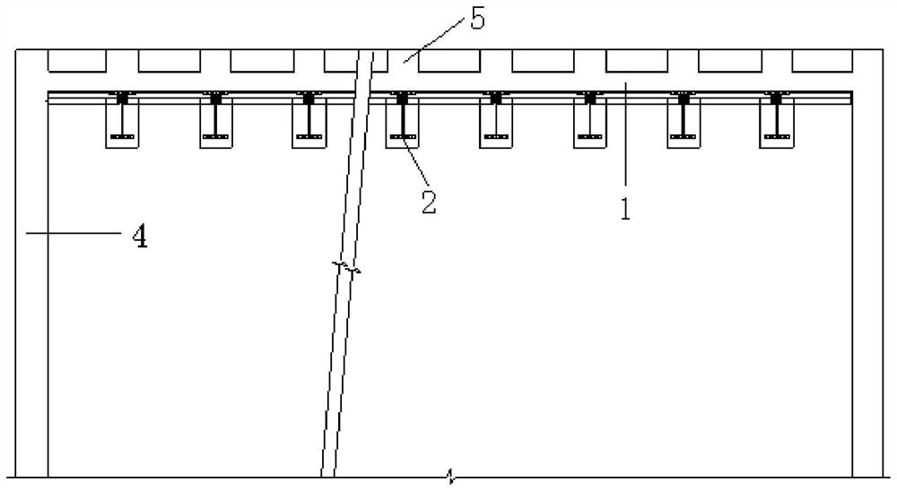 Anti-throwing building structure of nuclear power plant roof