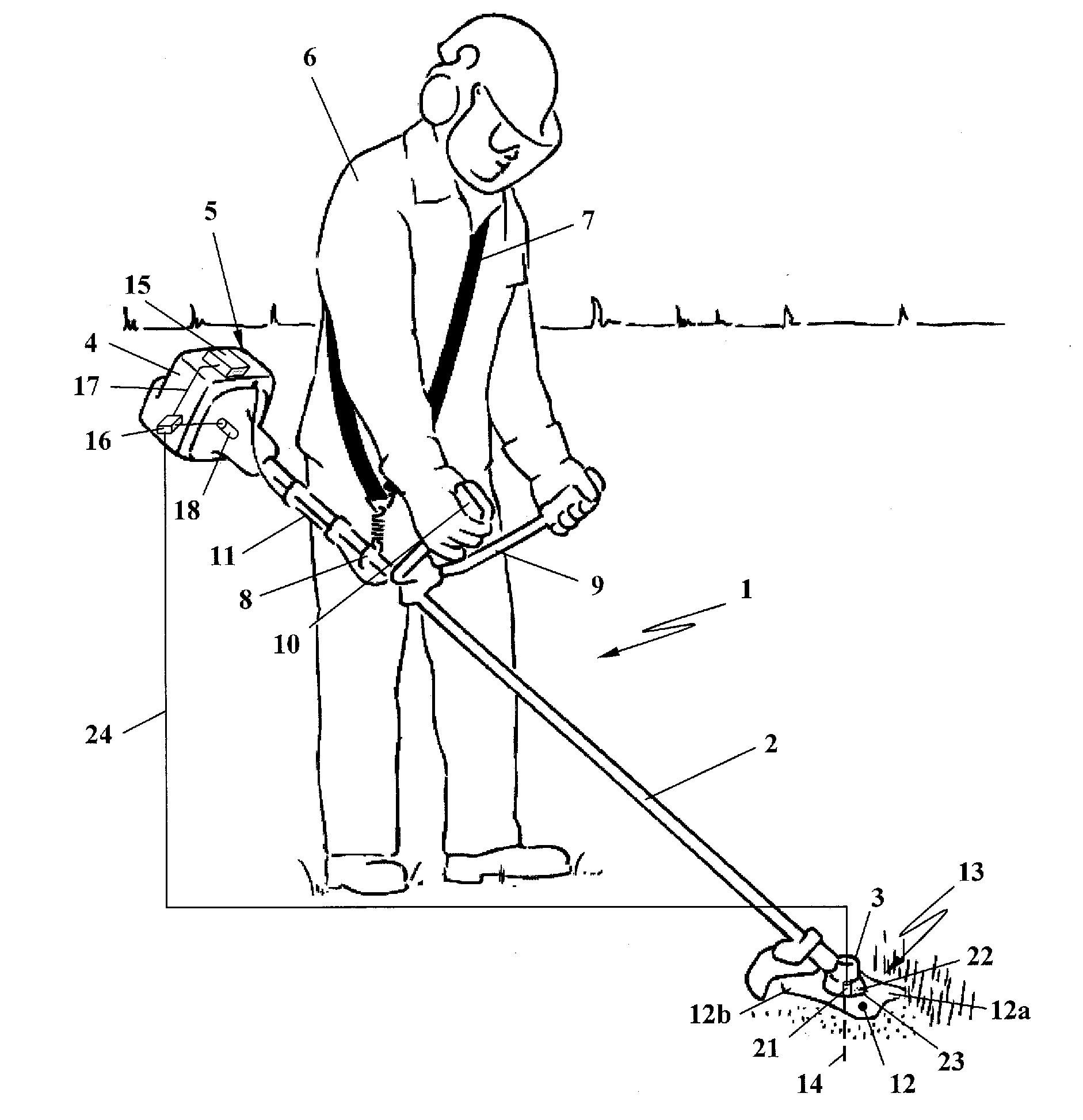 Handheld Work Apparatus with Switchable Power