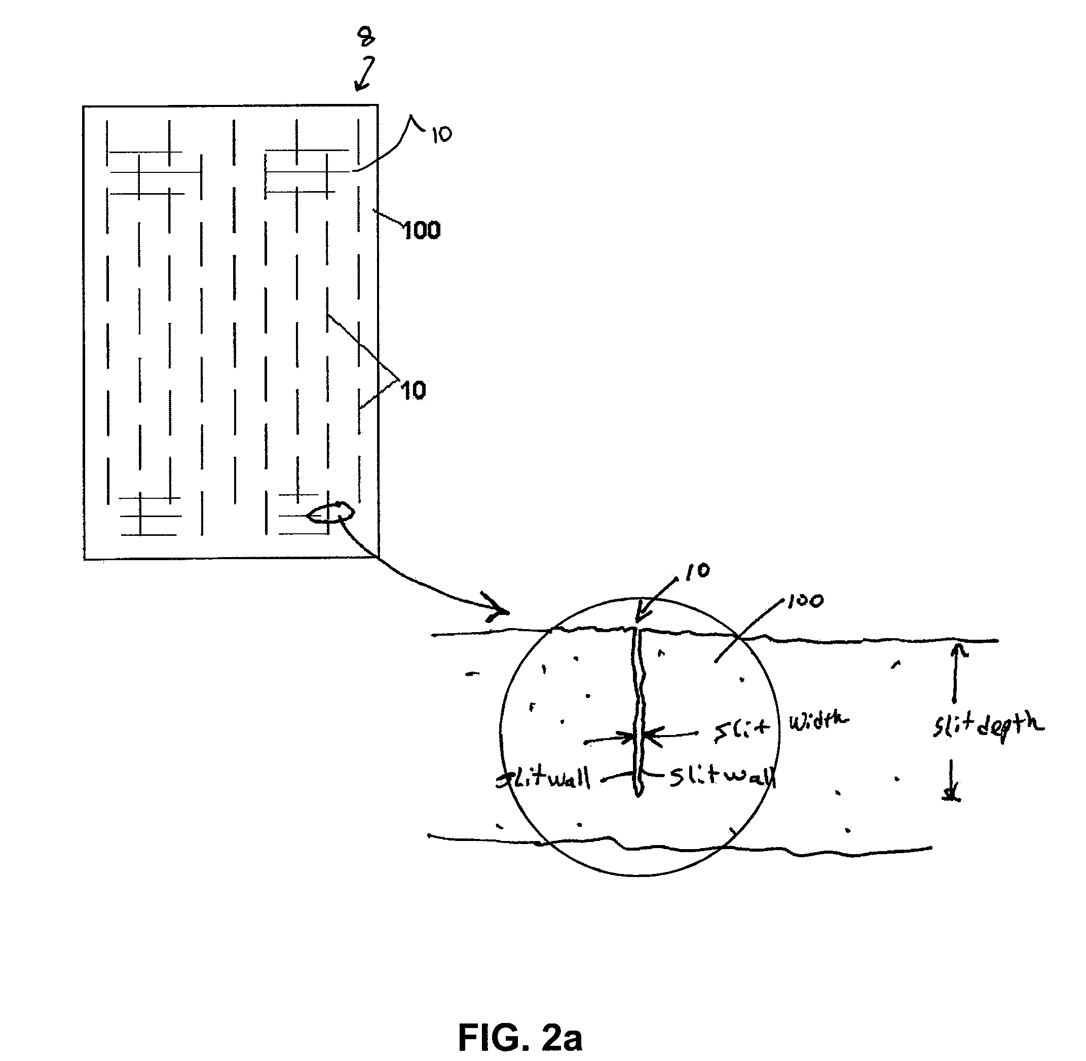 Absorbent article with a slitted absorbent core