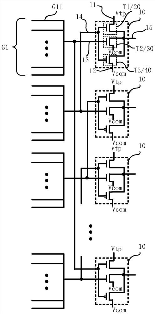 Touch drive circuit, display panel, driving method of display panel and display device