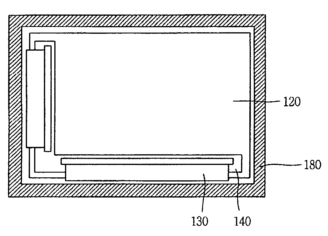 Electrophoretic display device and packing structure thereof