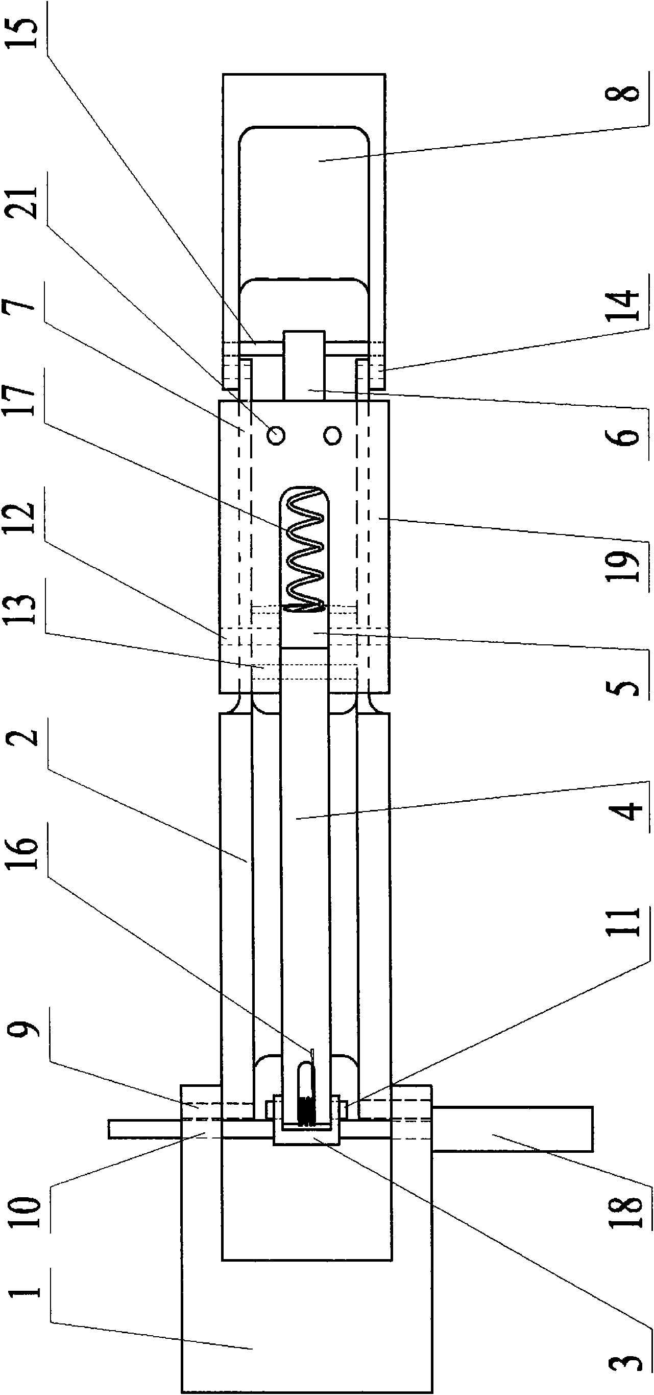 Connecting rod type under-actuated finger mechanism