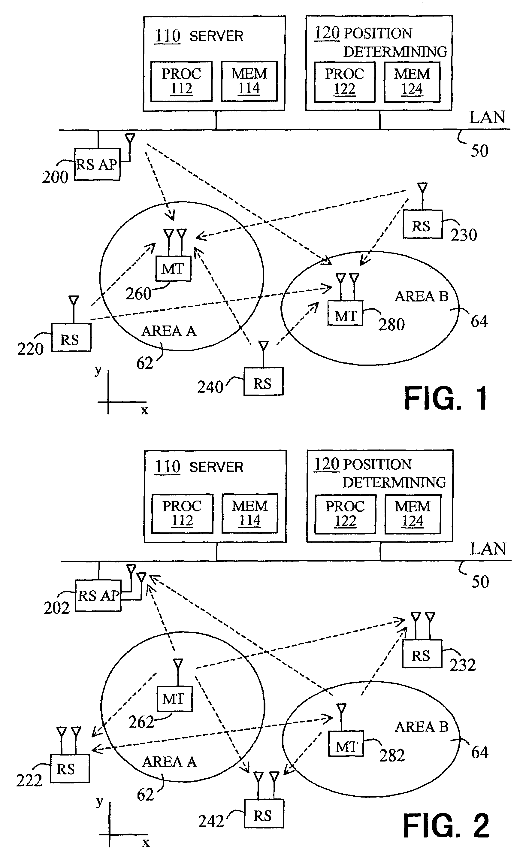 Positioning of mobile wireless terminal