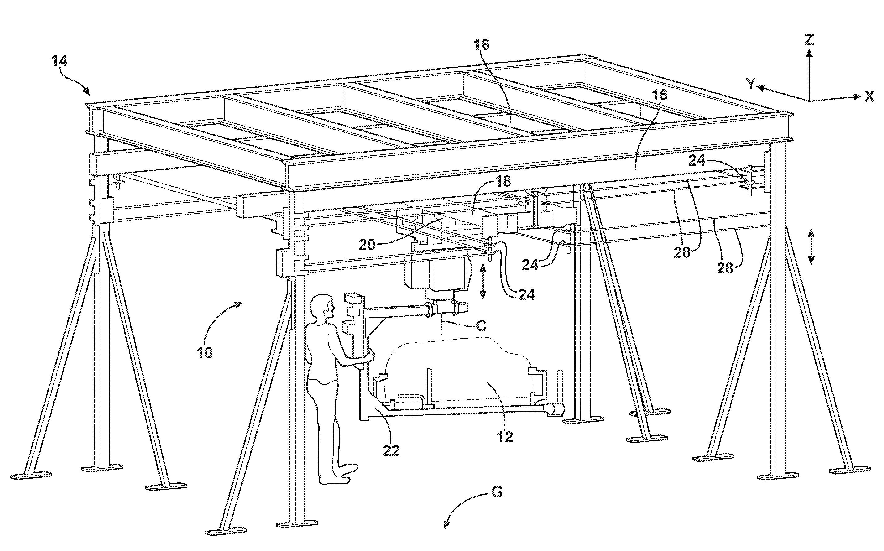 Actuation system configured for moving a payload