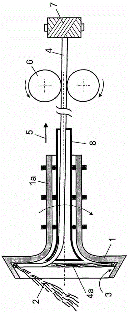 Method and device for producing yarn