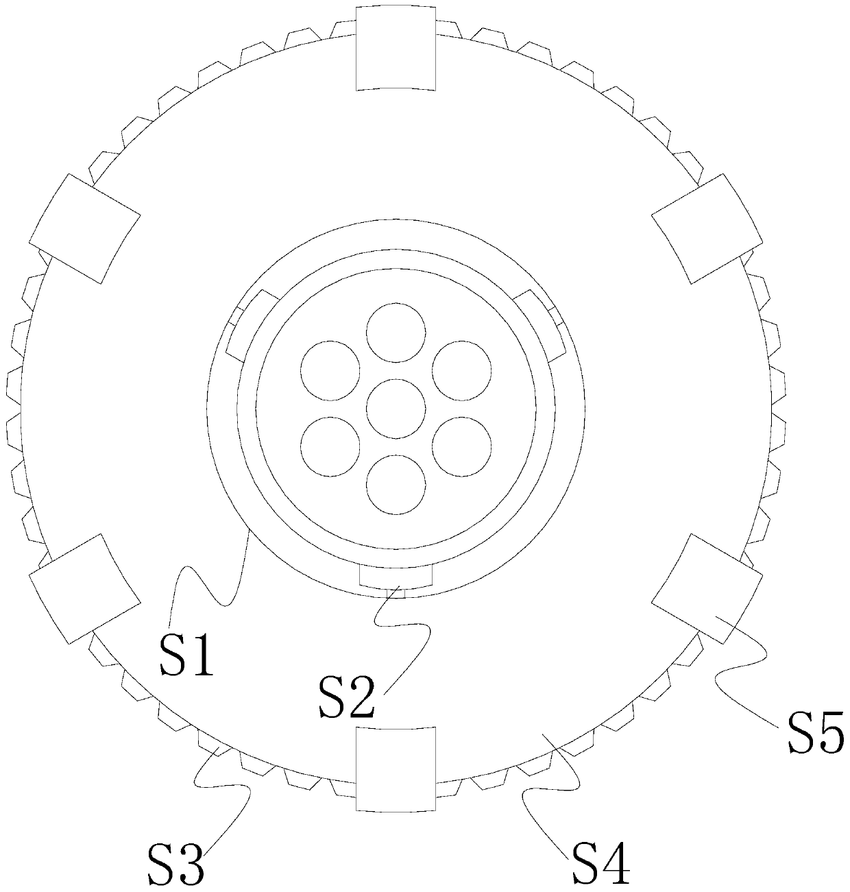 A mold for repairing the outer insulation layer of electric wire and cable