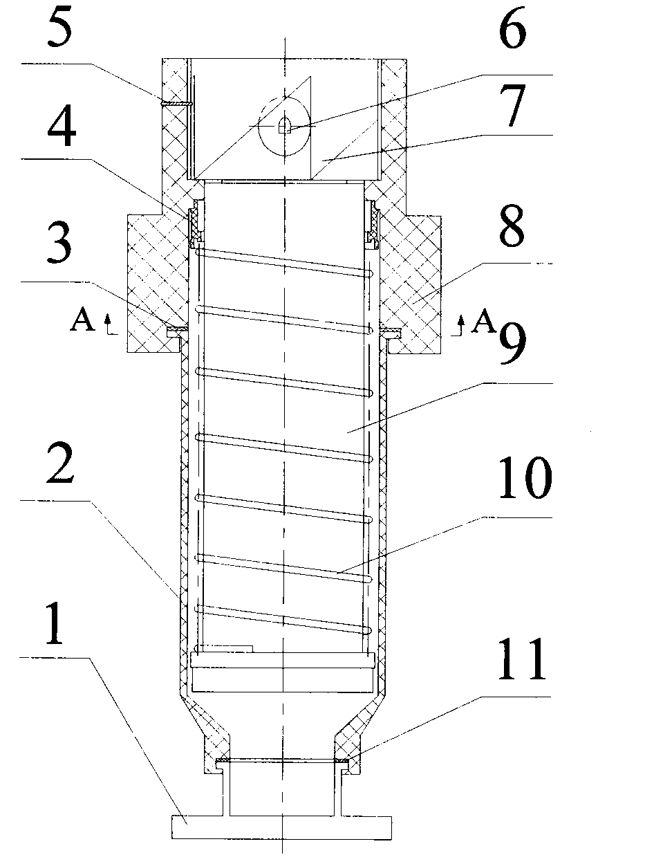 Lawn sprayer drop point accurate controlling mechanism in region variable sprinkler irrigation system