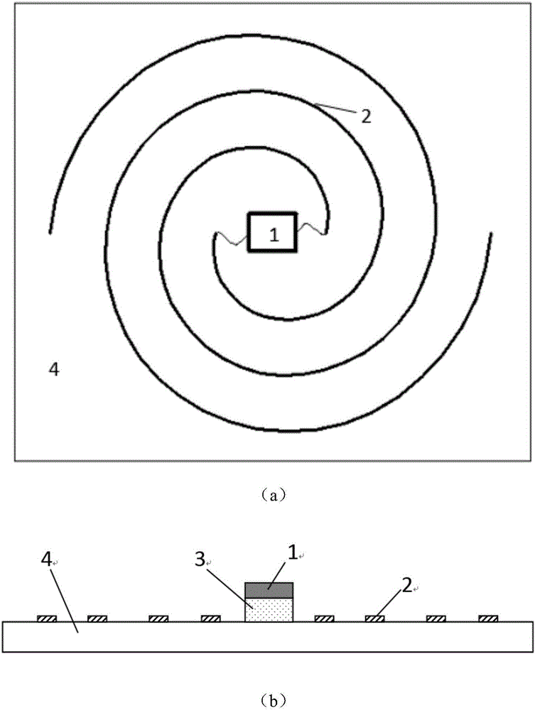 Flexible passive and wireless surface acoustic wave sensor and preparing method thereof