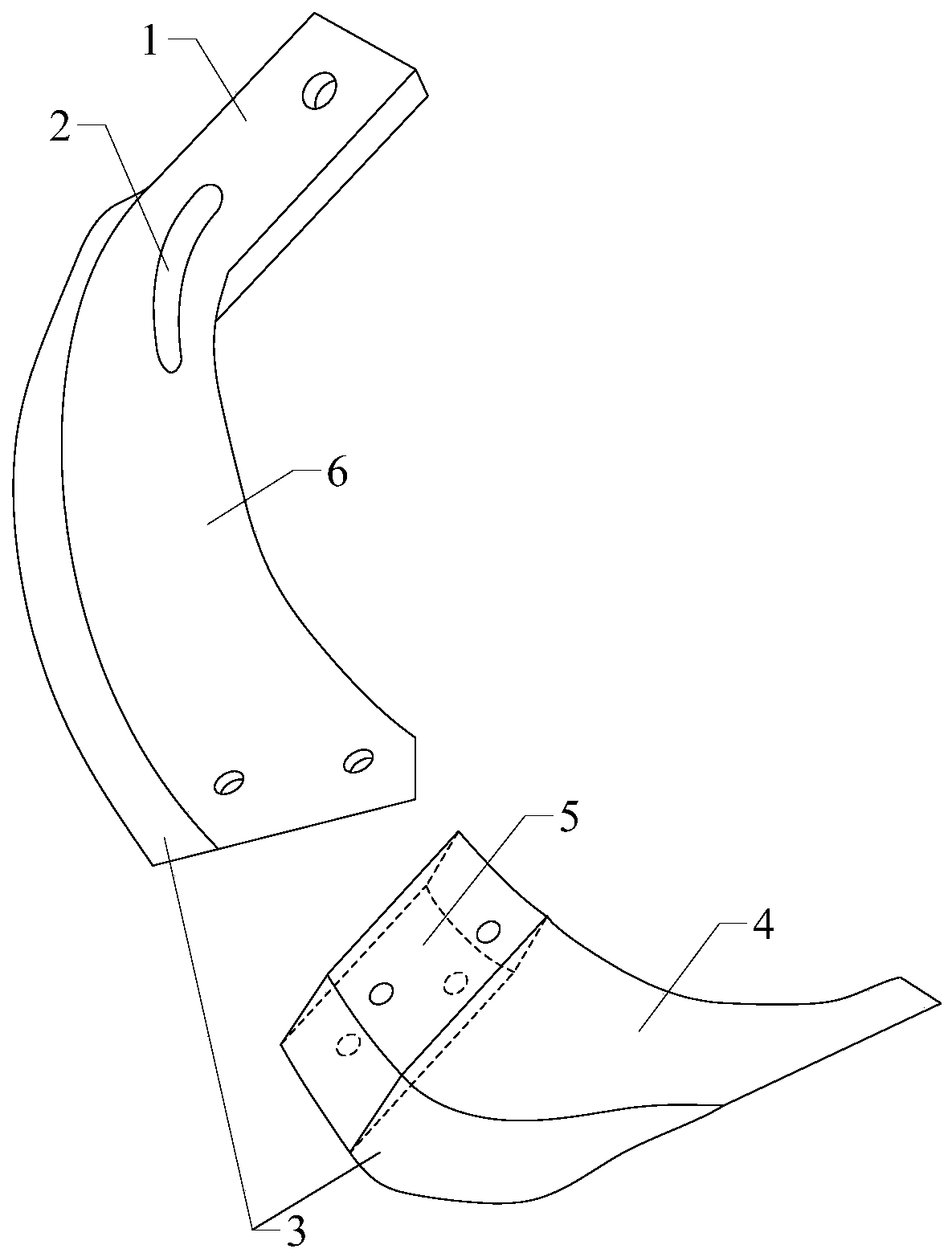 High-strength wear-resistant rotary cutter and production technology thereof