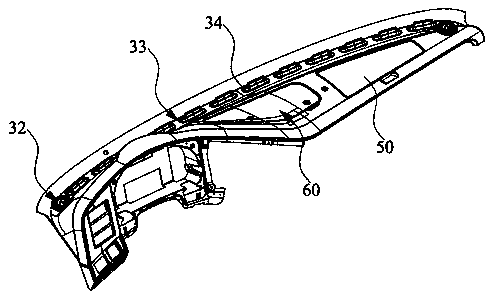 Multifunctional bus instrument desk