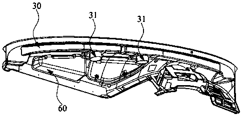 Multifunctional bus instrument desk