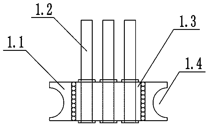 Single-pulley bridge damping structure