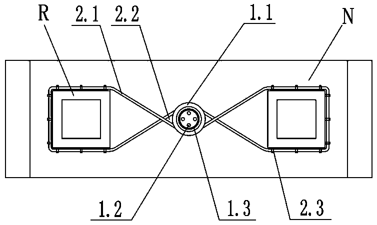 Single-pulley bridge damping structure