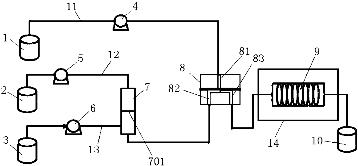 Production system and process method for preparing high-transparency and high-strength monoazo pigment