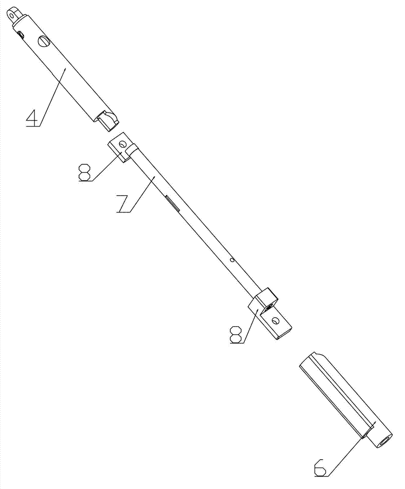 Emergency unlocking device for railway vehicle partition walls