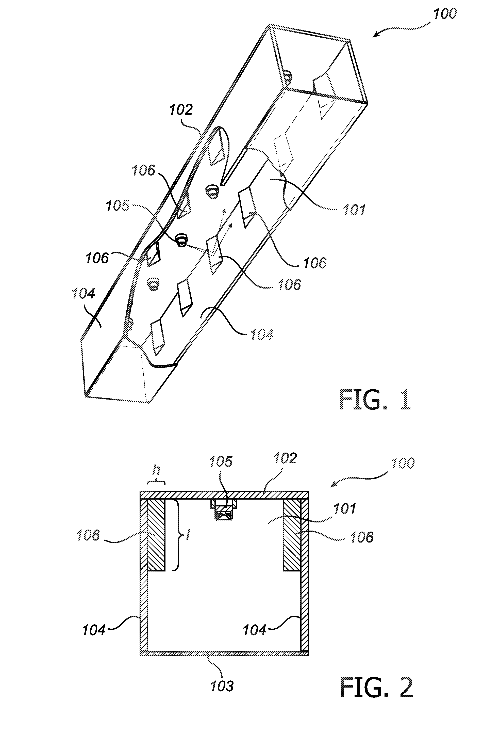 Device for mixing light of side emitting leds