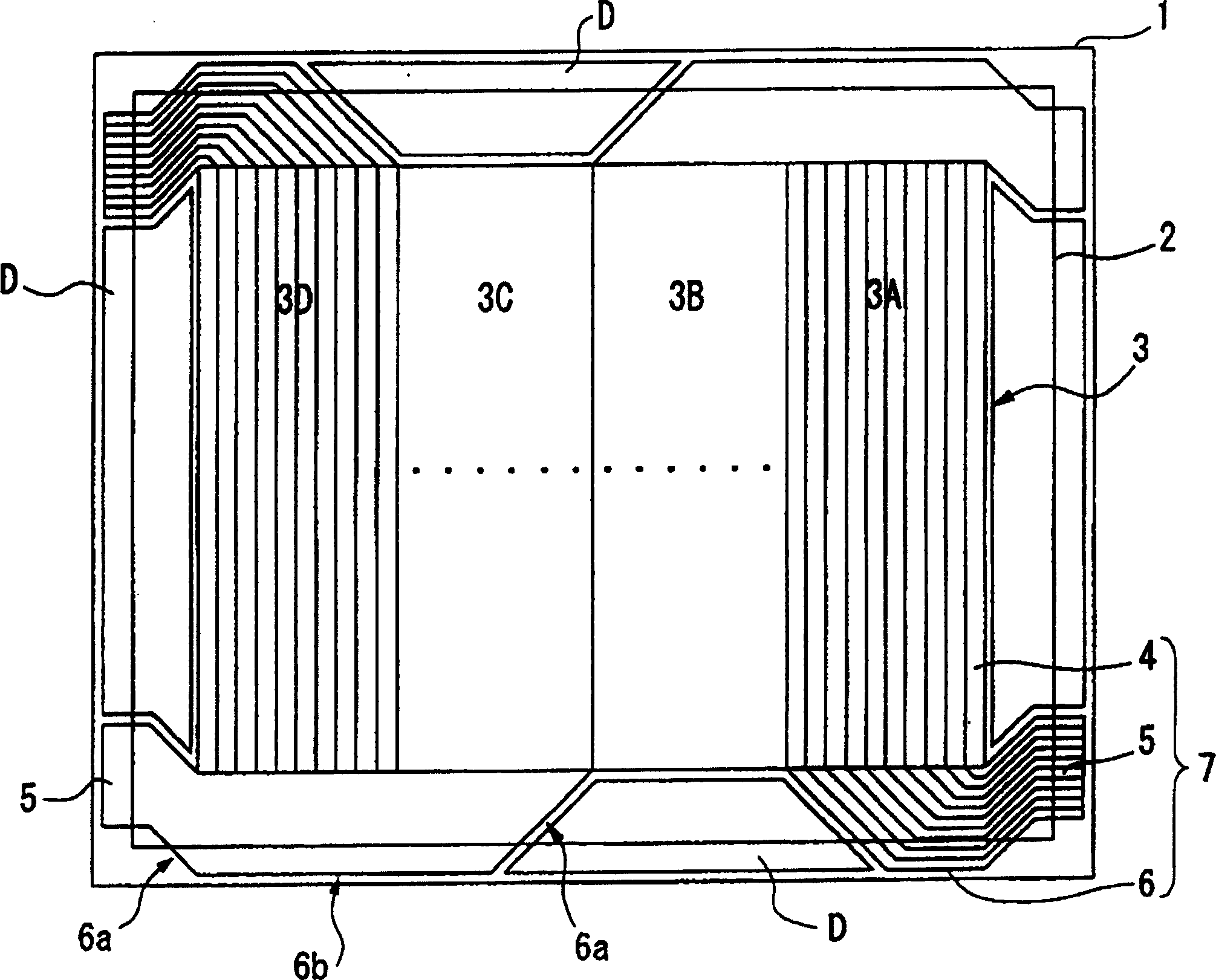 Matrix, Liquid crystal display device and electronic instrument