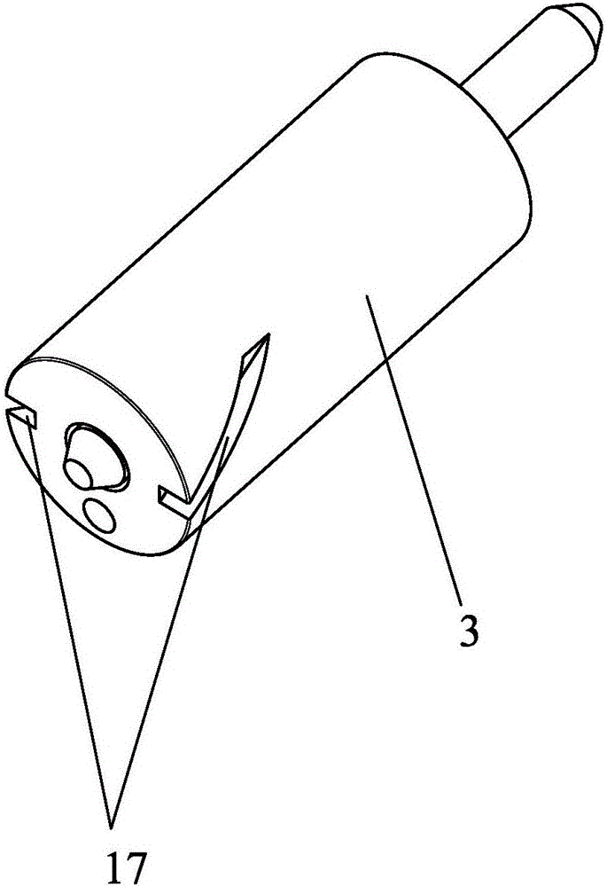 Fuel oil metering valve with movable iron core capable of rotating itself