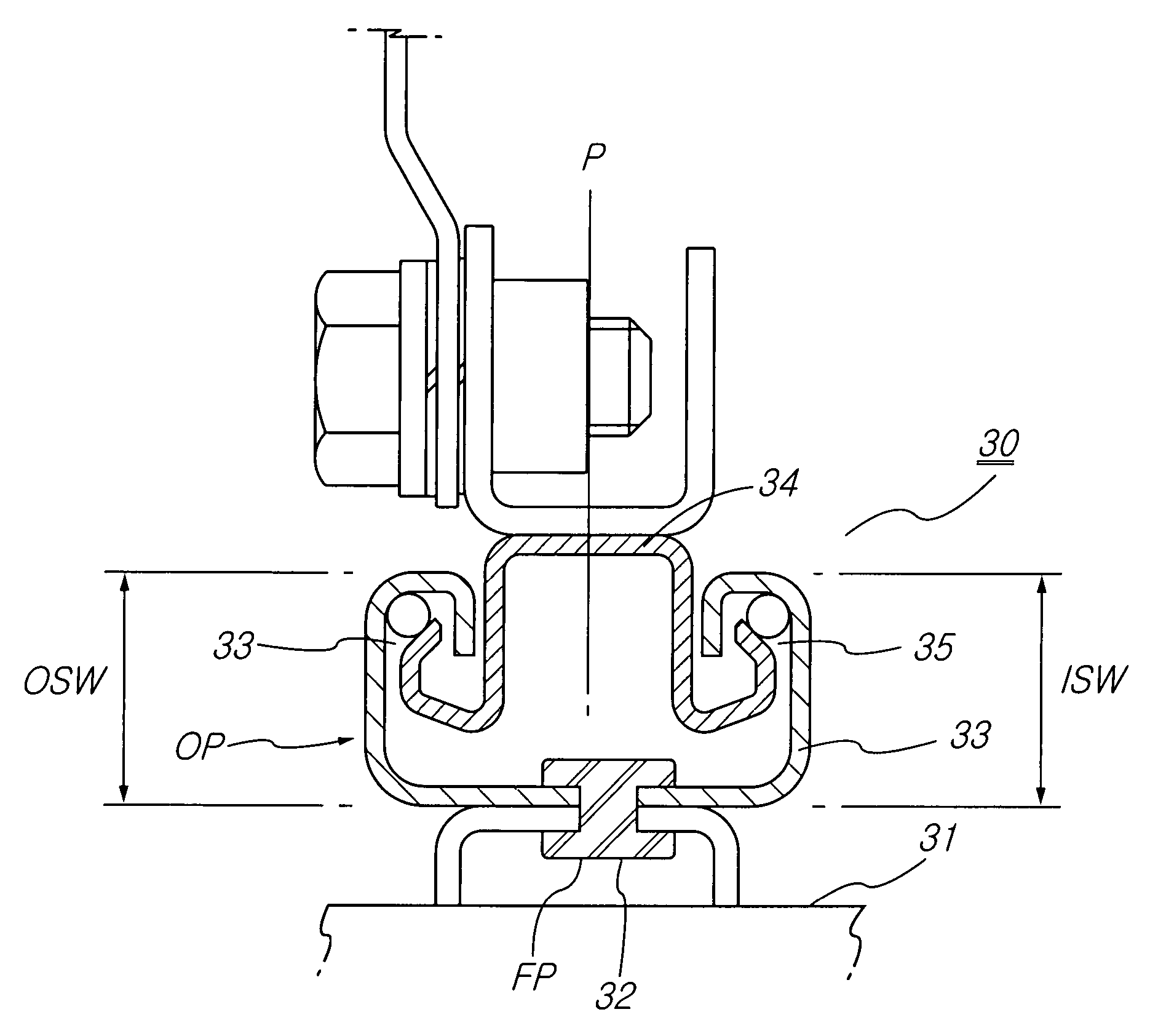 Detachment prevention device of seat rail for vehicle