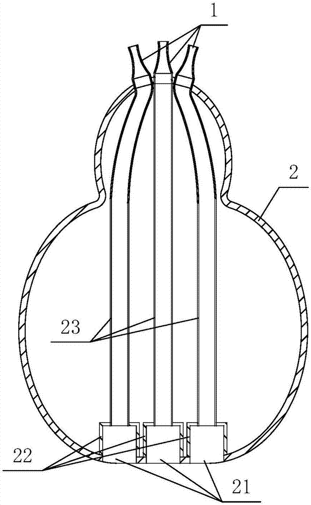 Composite cucurbit flute