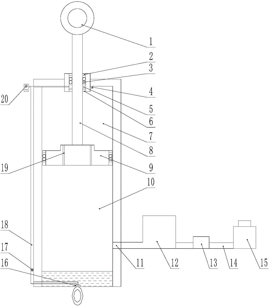 Ultrahigh-pressure nitrogen energy-saving auxiliary cylinder