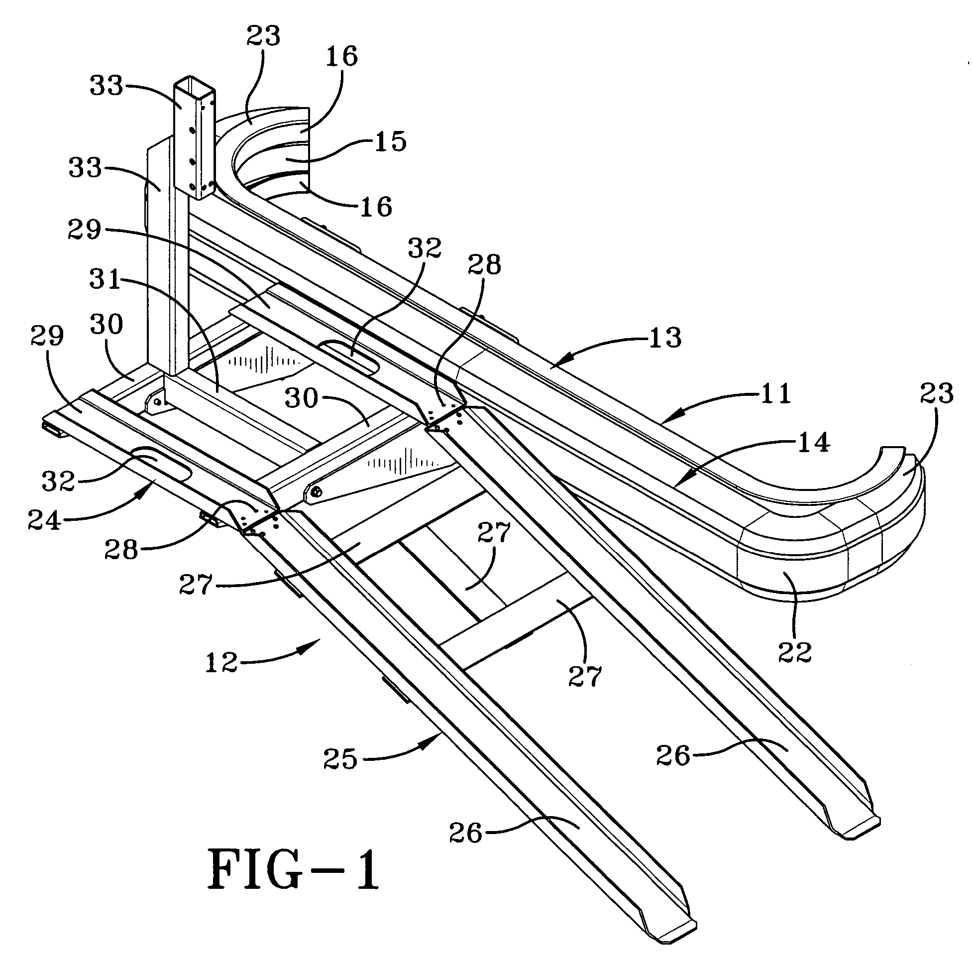 Energy absorbing system for attaching a trailing device to a vehicle