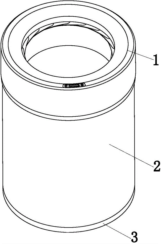 Rotary blade type intelligent trash can and control circuit thereof
