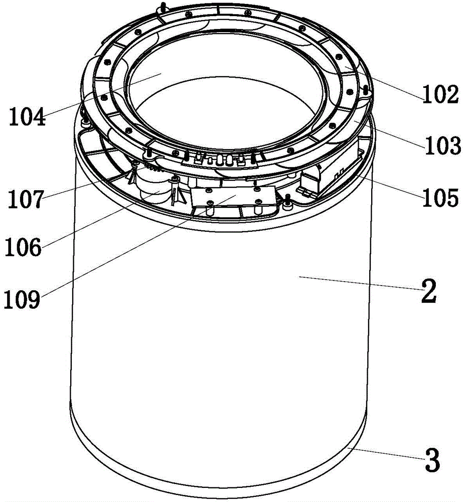 Rotary blade type intelligent trash can and control circuit thereof